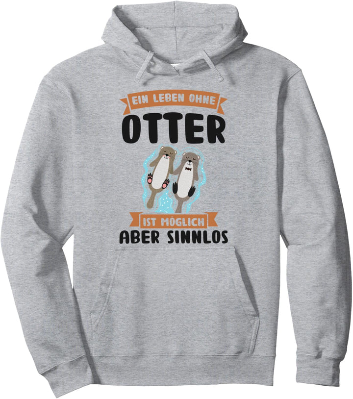 Otter Seeotter Wassermarder Pullover Hoodie