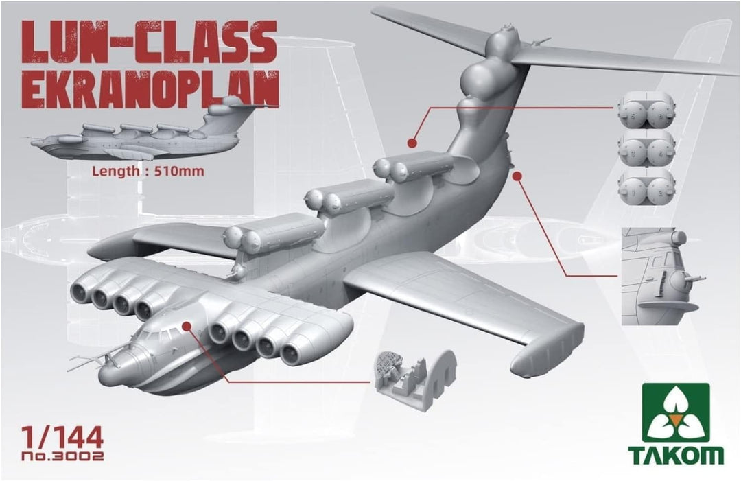 TAKOM 3002 1/144 LUN- Class Ekranoplan