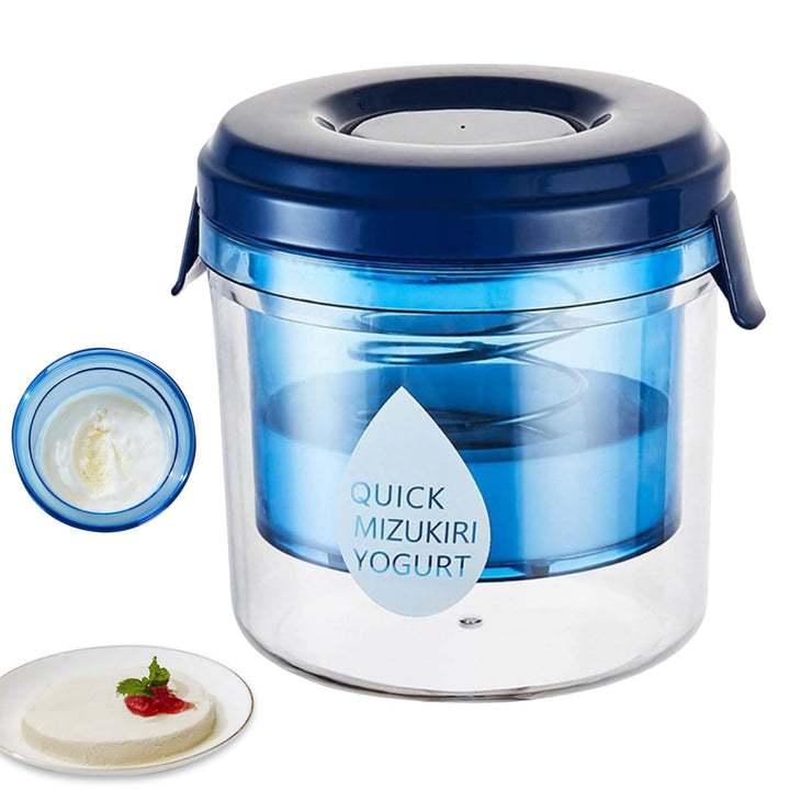 Griechischer Joghurt, griechischer Joghurthersteller mit feinem Mesh Pressentyp wiederverwendbares w