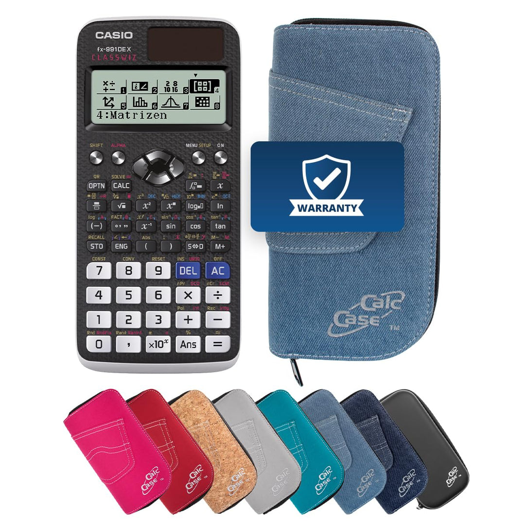 Casio FX 991DE X Schulrechner Hellblau, Hellblau