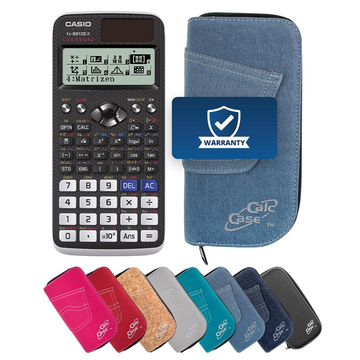 Casio FX 991DE X Schulrechner Hellblau, Hellblau