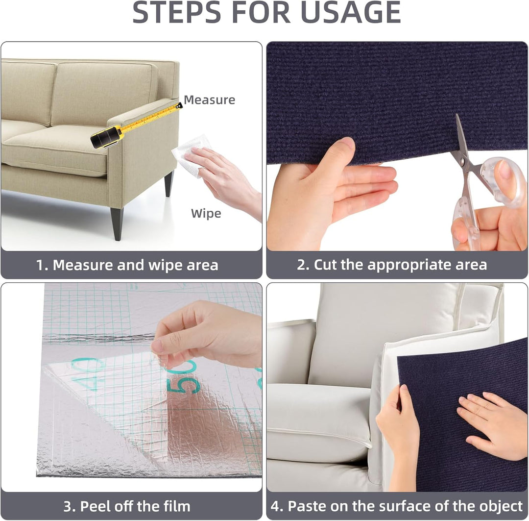 Kratzmatte Selbstklebend Kratzschutz Sofa Katze: DIY Kratzbrett Katze Kratzteppich Katzen Wand - Ant