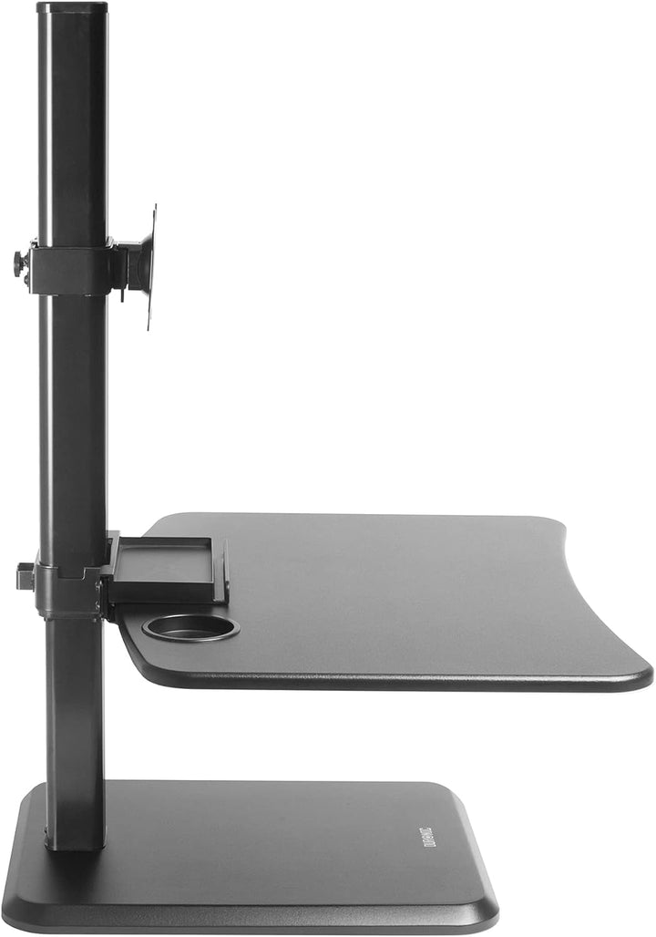 Duronic DM05D14 Schreibtischaufsatz mit Monitorhalterung | Computertisch 65 x 51 cm | Workstation hö