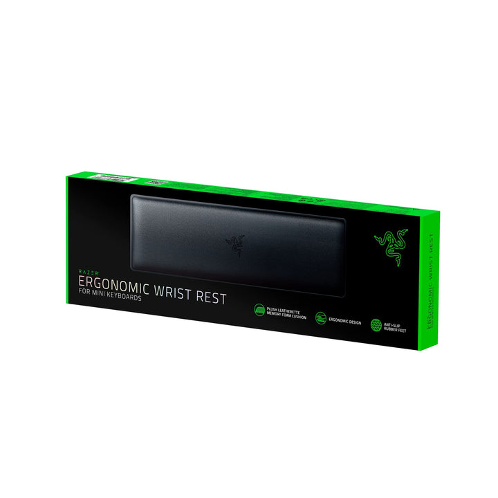 Razer Ergonomische Handgelenkauflage für Mini-Tastaturen: Plüsch-Kunstleder-Memory-Schaumstoff-Kisse