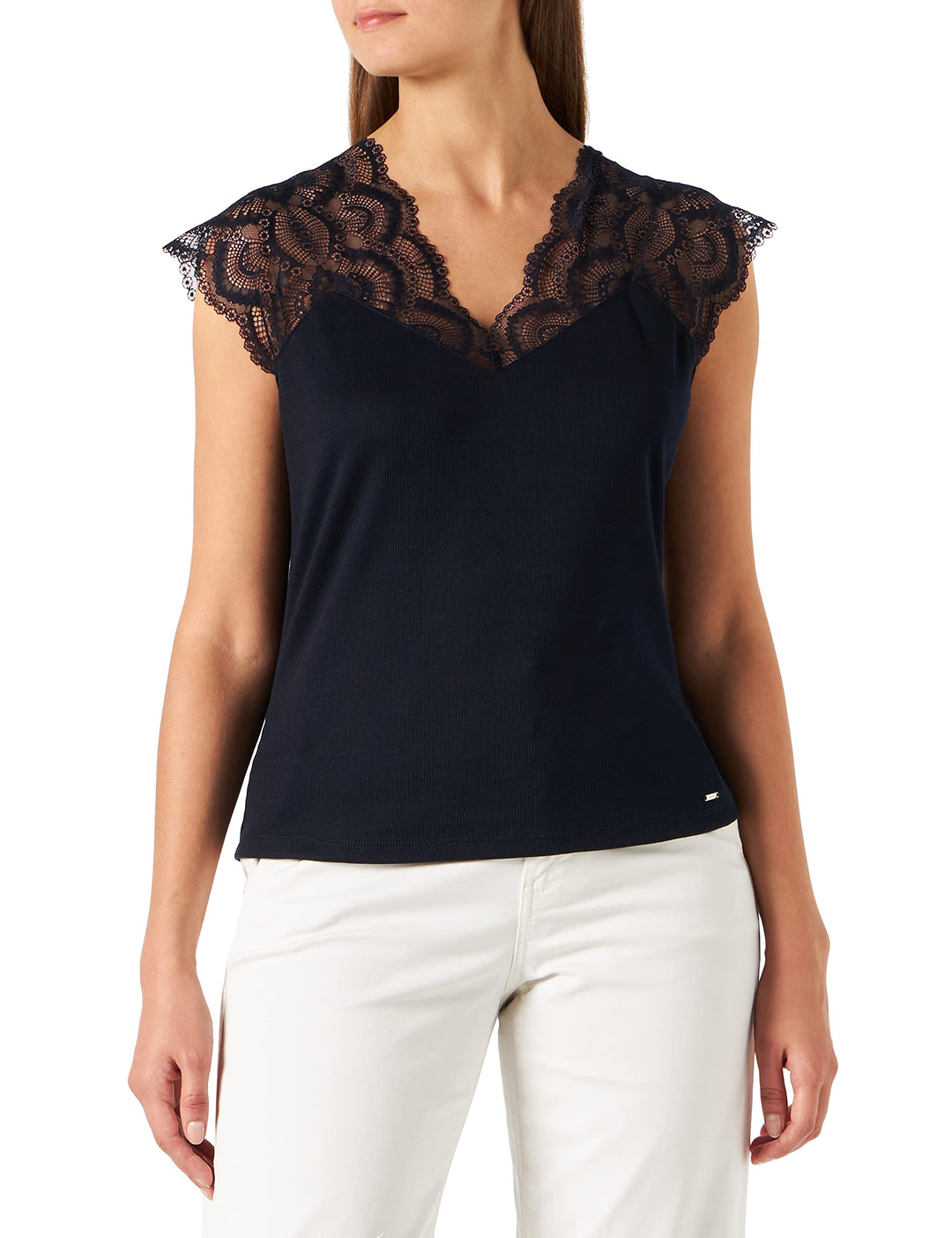 Morgan Damen T-Shirt, Marine