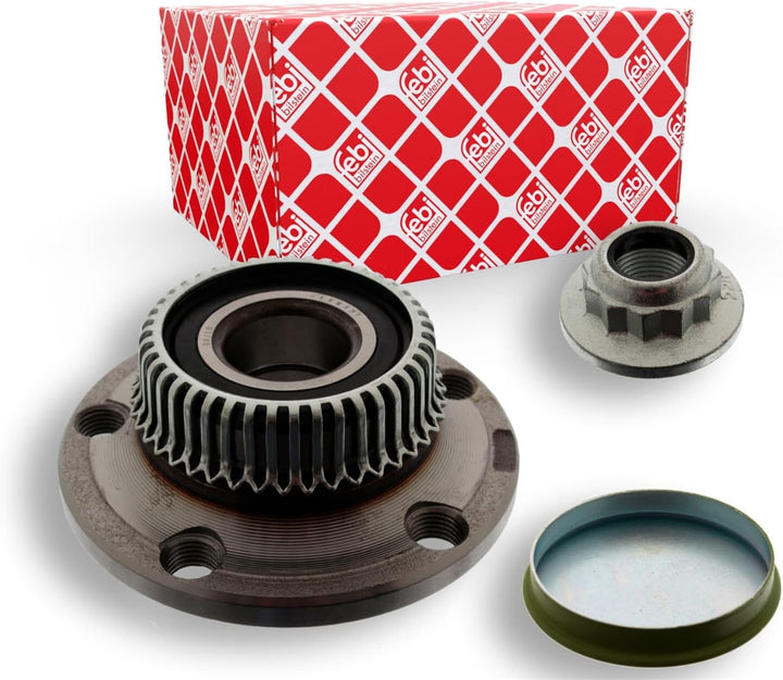 febi bilstein 24236 Radlagersatz mit Radnabe, Achsmutter und Staubkappe , 1 Stück