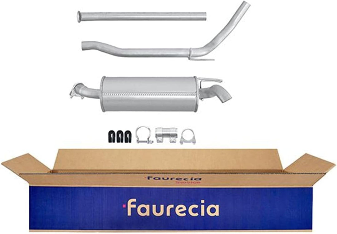 HELLA 8LD 366 034-801 Endschalldämpfer - Easy2Fit® Kit - hinten - dreiteilig - Set mit Anbauteilen
