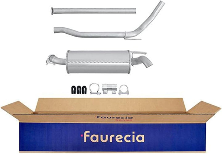 HELLA 8LD 366 034-801 Endschalldämpfer - Easy2Fit® Kit - hinten - dreiteilig - Set mit Anbauteilen