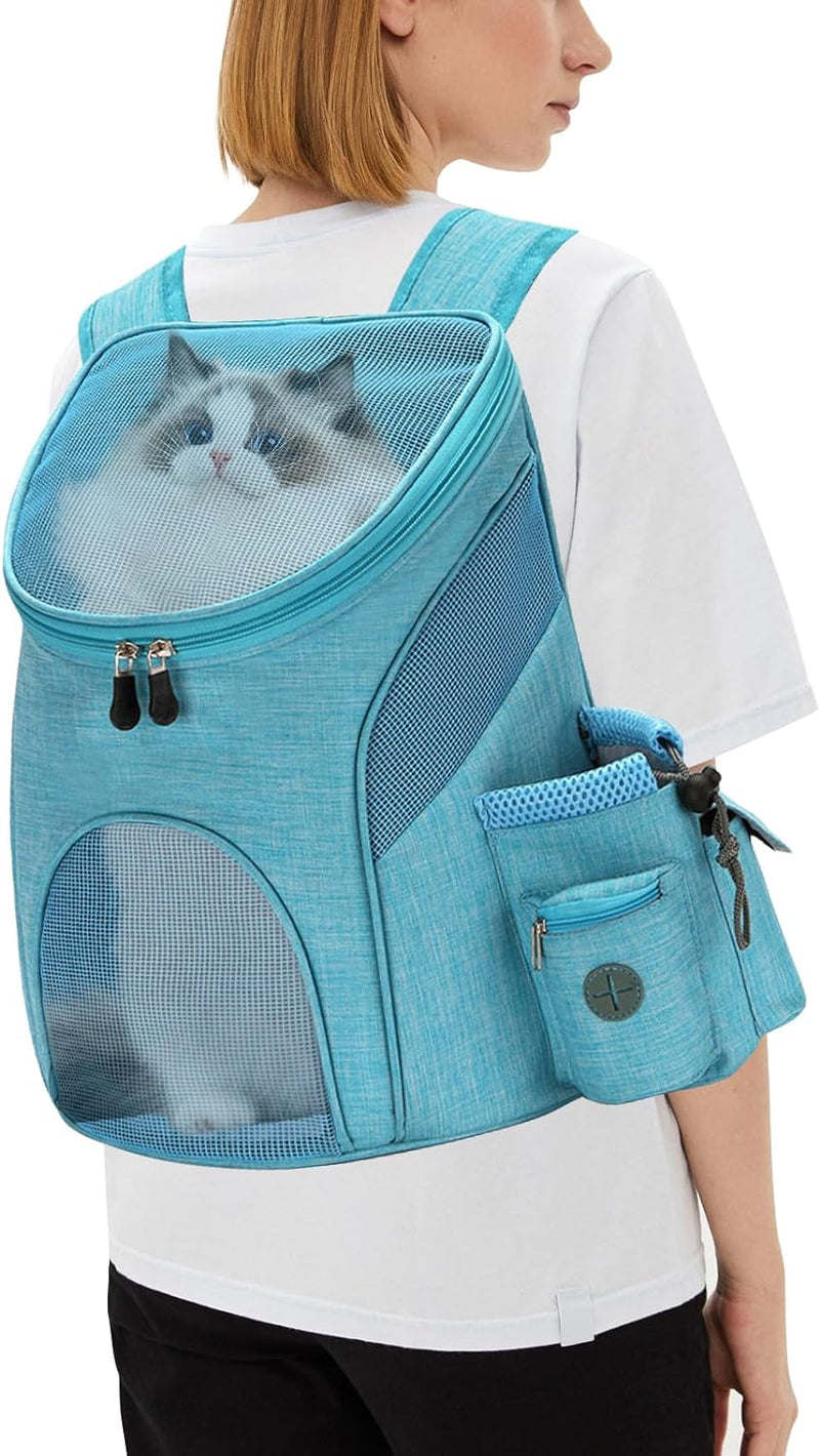 PETCUTE Hunderucksack Katzenrucksack Rucksack für kleine Hunde Haustiertragetasche Taschen mit Abneh