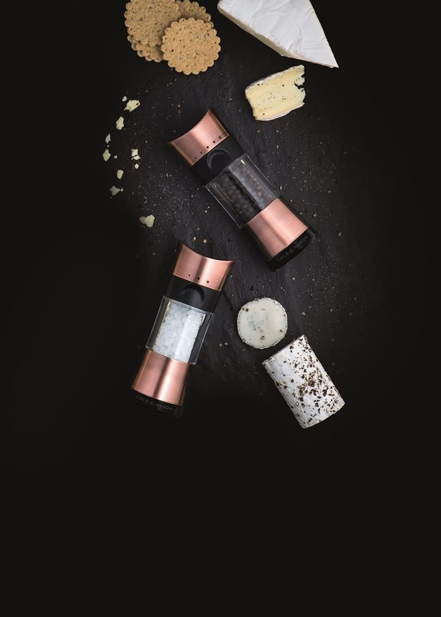 Cole & Mason H306692P Horsham Salzmühle, Kupfer, Acryl, 154mm, Classic Inverta, Einstellbarem Kerami