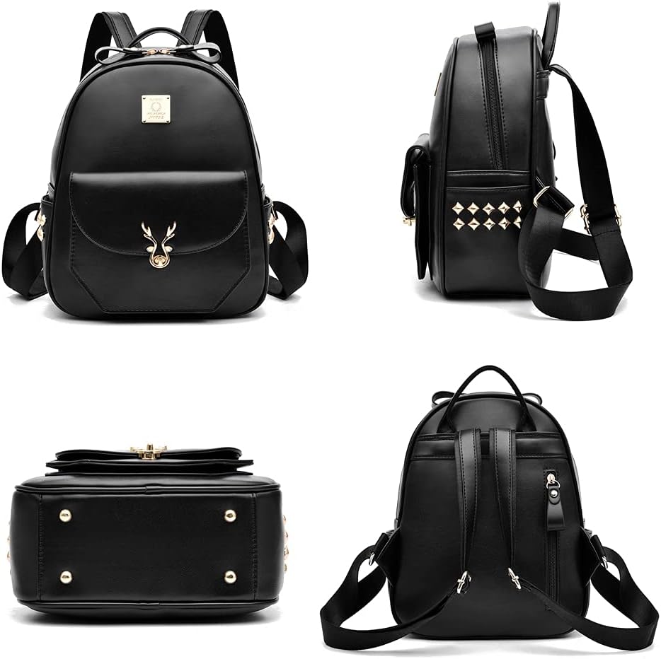 zhongningyifeng Rucksack Geldbörse für Damen Kleiner Rucksack Fashion Mini Daypack Umhängetasche