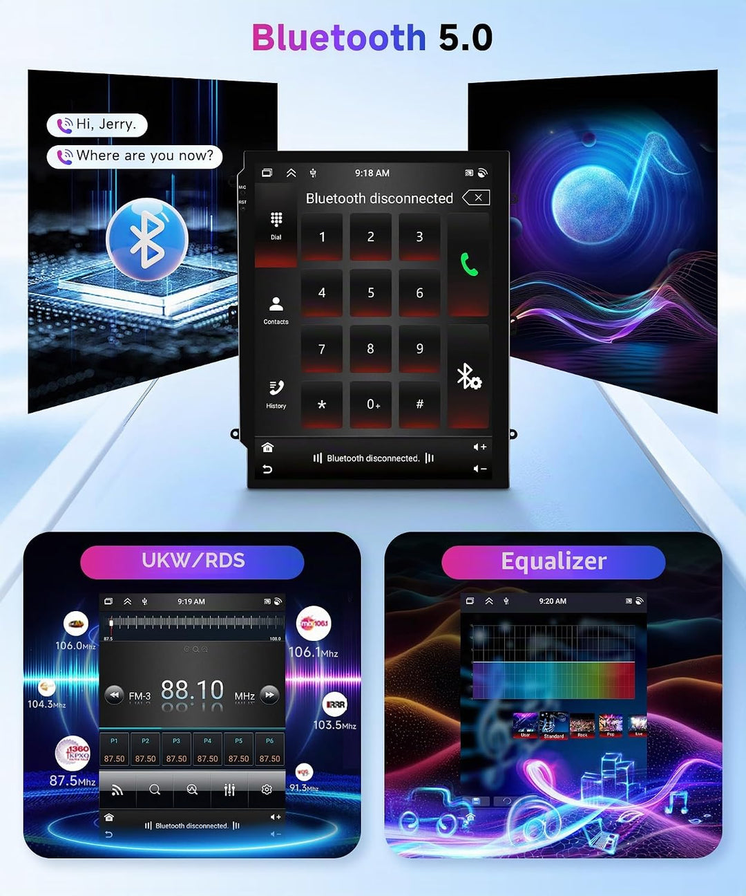 Rimoody 4G+64G Android Autoradio für Opel Astra J Buick Excelle XT GT 2009-2016 9.7 Zoll Kabellos Ca