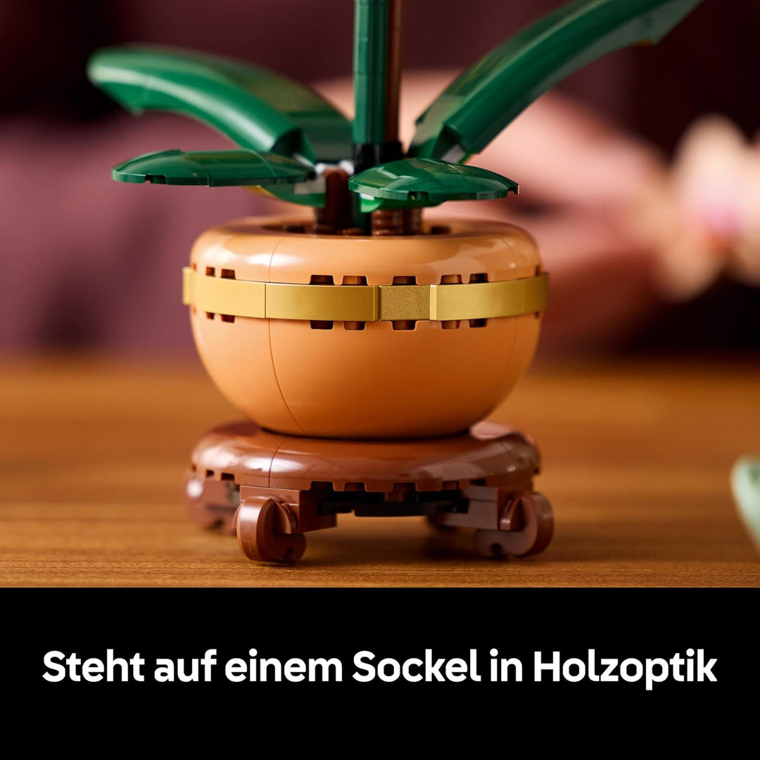 LEGO Botanicals Mini-Orchidee - Kunstblumen Set - Deko fürs Wohnzimmer oder Büro - Geschenk für Frau