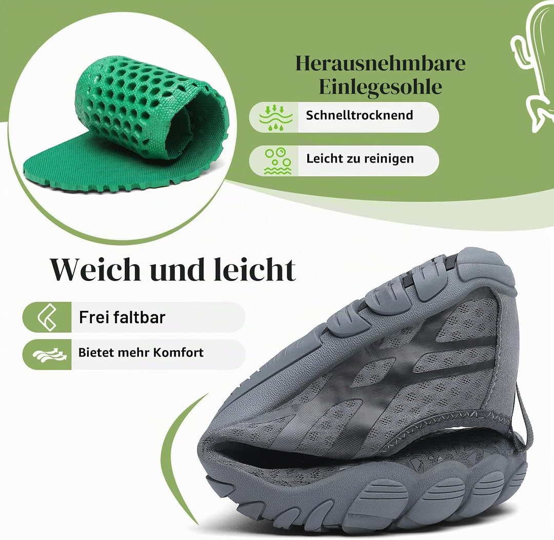 SAGUARO Badeschuhe Damen Aquaschuhe Herren Slip On Atmungsaktiv Schnelltrocknend Wasserschuhe Outdoo