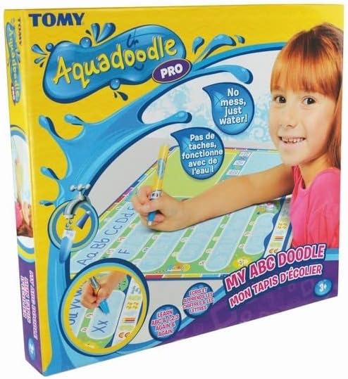 Aquadoodle My ABC Doodle Large Water Doodle Mat, Official Tomy No Mess Colouring & Drawing Game, Sui
