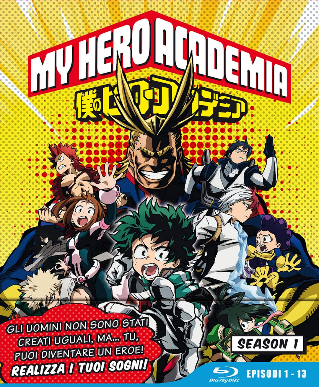 My Hero Academia - Stagione 01 (Eps 01-13) (Ltd Edition) (3 Blu-Ray) (1 BLU-RAY), Blu-ray