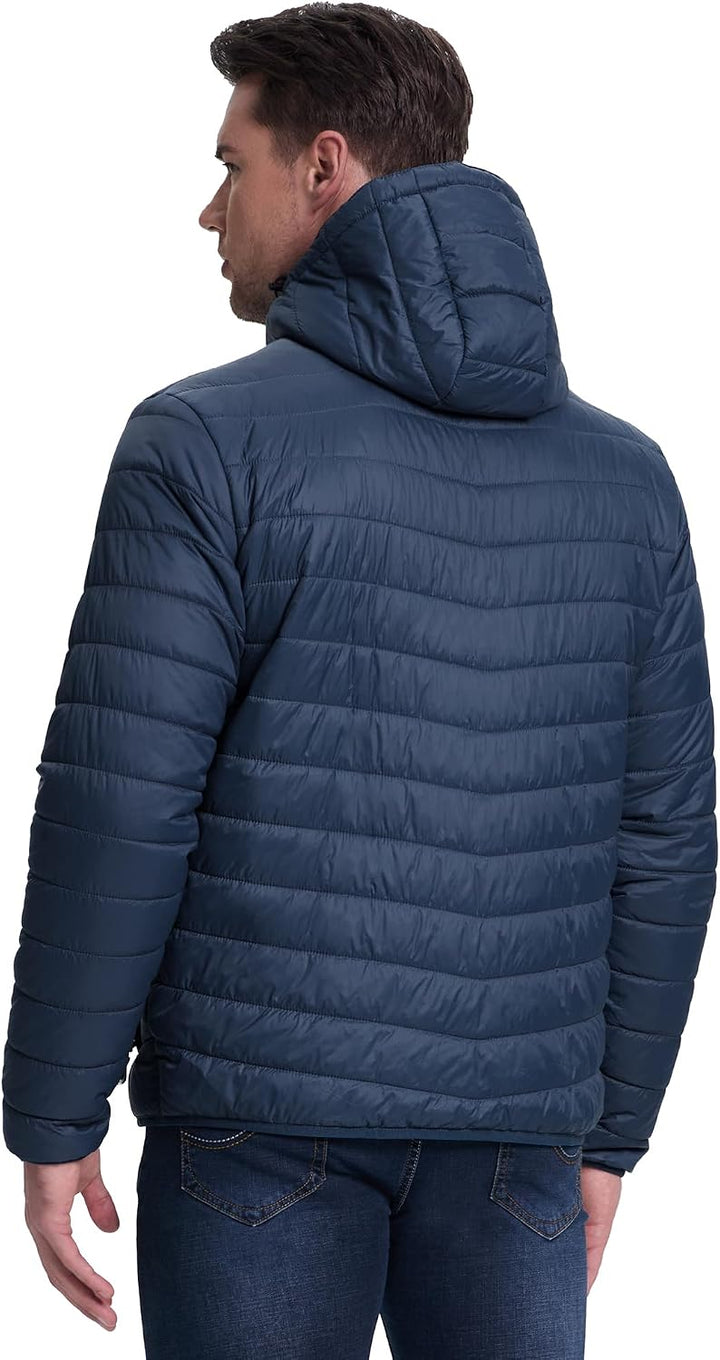 33,000ft Herren Leichte Steppjacke Outdoor Wasserbeständige Übergangsjacke Warme Winterjacke für Män