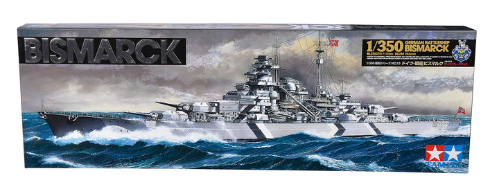 Tamiya 300078013 - 1:350 WWII Deutsches Kampfschiff Bismarck