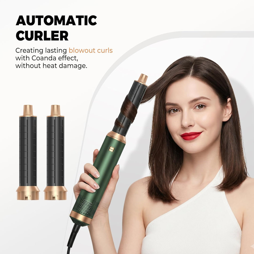 Haarstyler Hair Styler Set Hairstyler 5 in 1 1000W, Multistyler Haare Mit Föhn mit Automatischer Loc