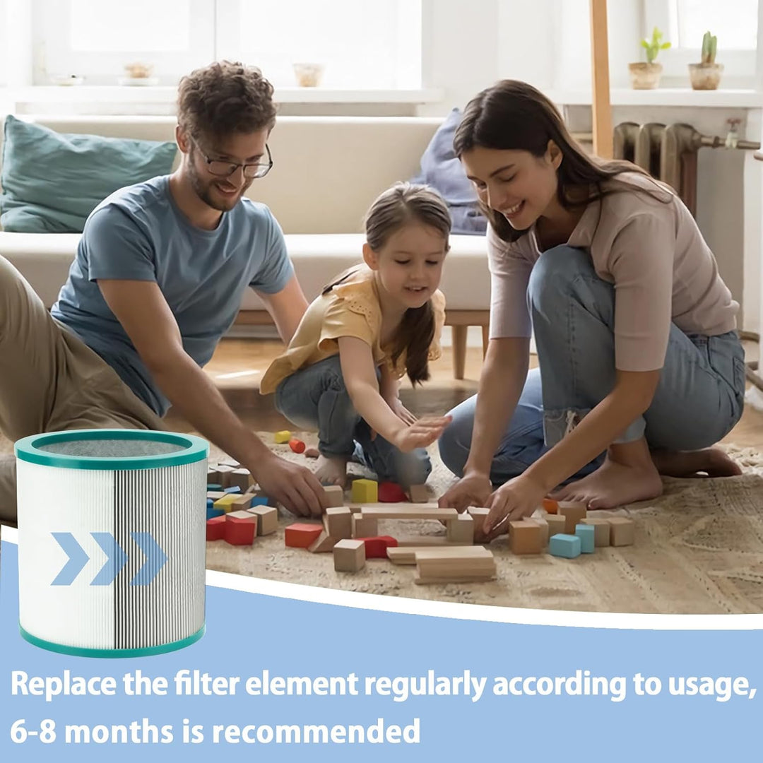 Ersatz HEPA Filter Aktivkohle Kompatibel mit Dyson TP00 TP01 TP02 TP03 AM11 BP01 Pure Cool Link Luft