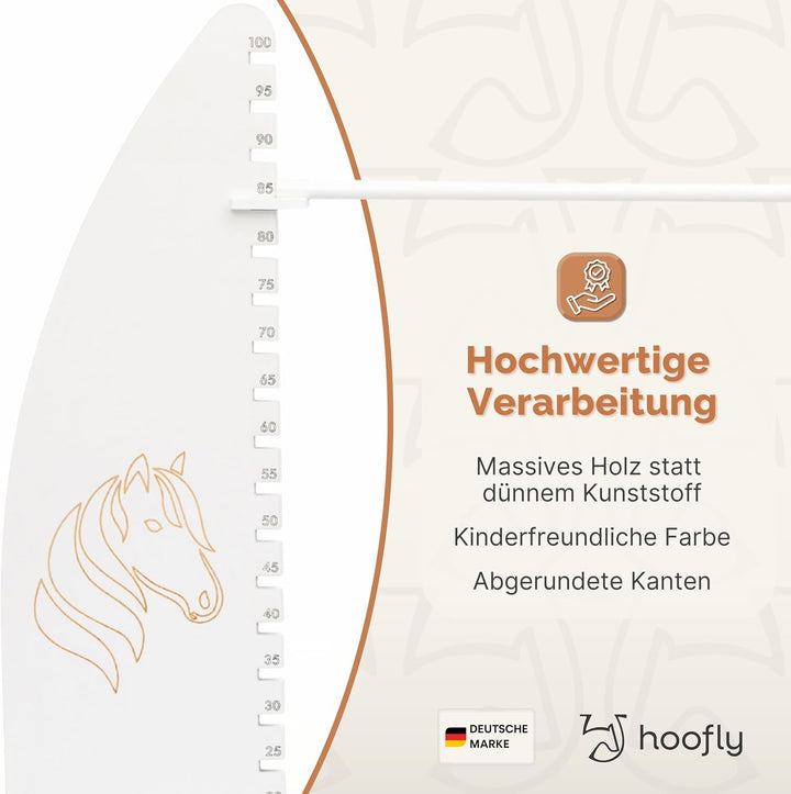 Hobby Horse Hindernis Höhenverstellbar bis 100 cm – Turnier Hürde für Kinder &amp; Jugendliche, Profi Ho