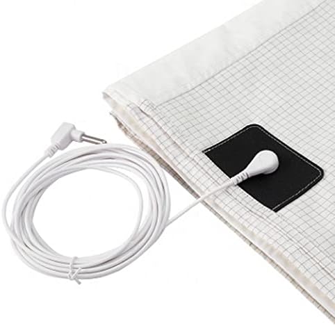 Erdungsbettlaken Komplettset inkl. Erdungskabel und Erdungsstecker (90x200x20cm) - In 12 verschieden