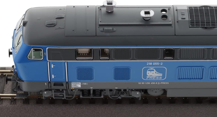31009 Diesellok, 218 055 Press, blau, Ep VI, Sound+Rauch, DC/AC