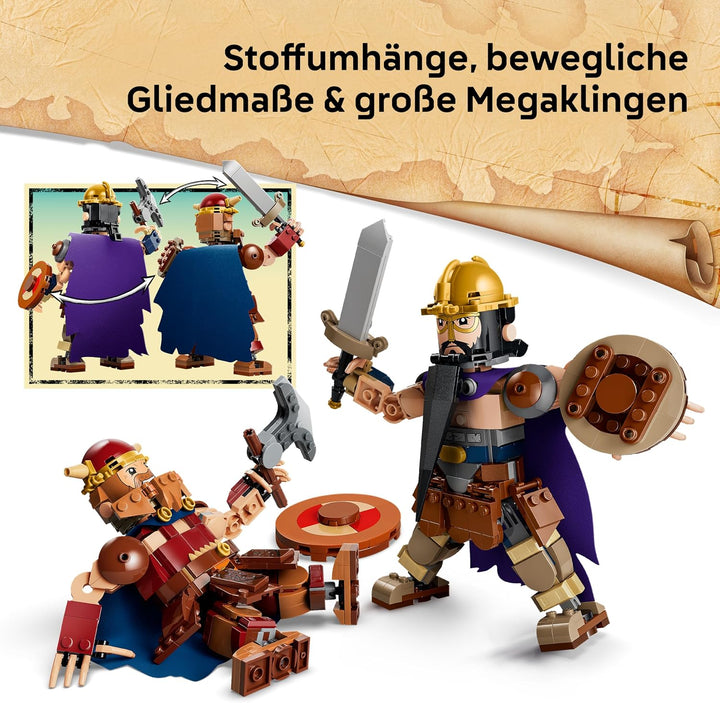 LEGO ONE PIECE Woogey vs. Boogey - Riesen von Little Garden - Interaktives Spielzeug mit 2 Actionfig
