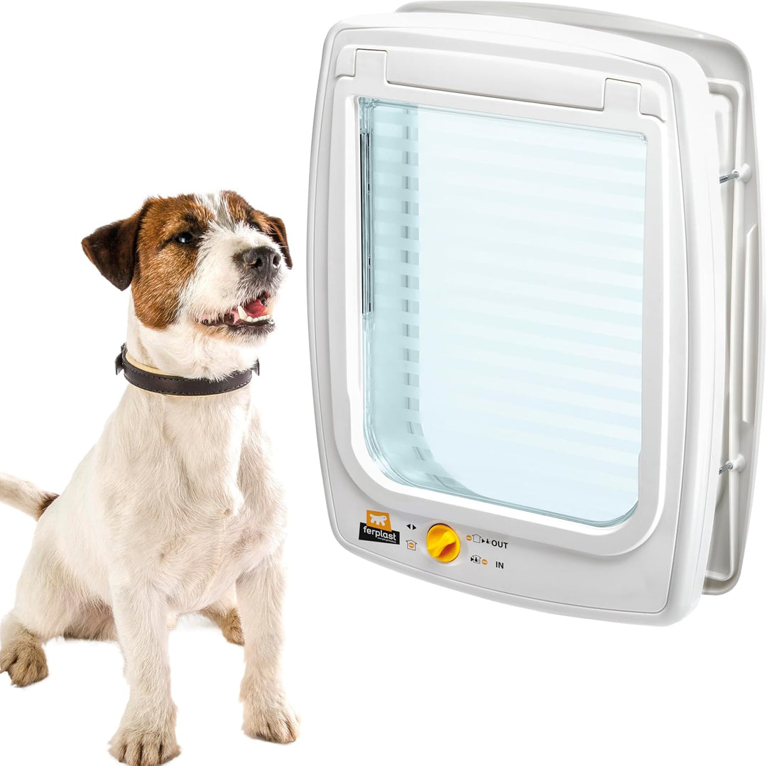 Ferplast Haustiertür für Mittelgrosse Hunde Hundeklappe Katzenklappe SWING 11 Haustiertür, Universal