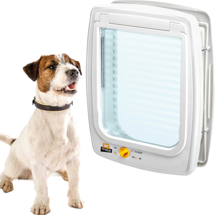 Ferplast Haustiertür für Mittelgrosse Hunde Hundeklappe Katzenklappe SWING 11 Haustiertür, Universal