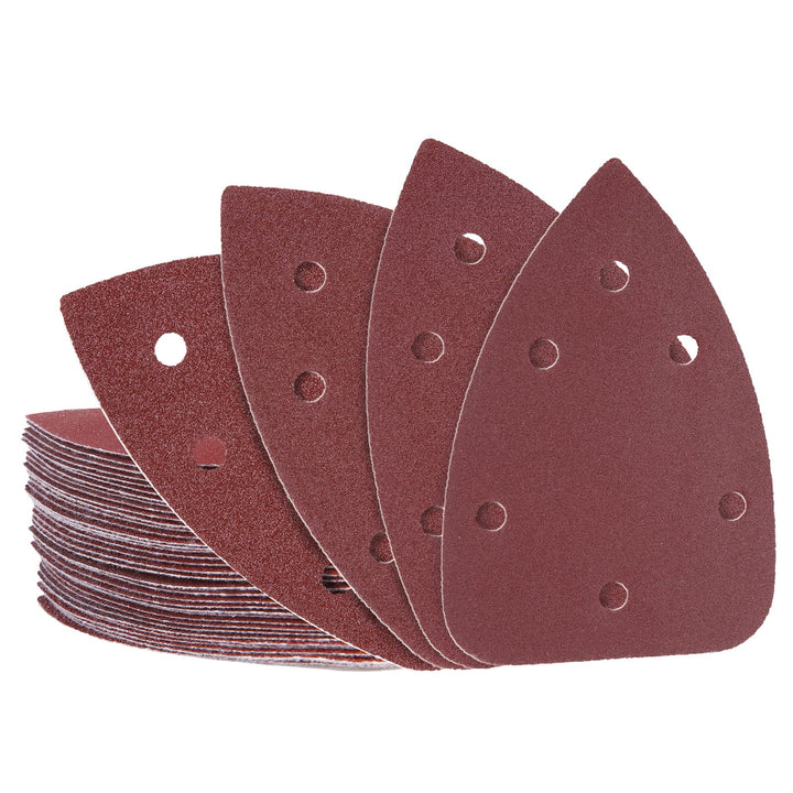 Irfora Detail-Schleifpapier-Set, Maus-Schleifpapier, 140 x 100 mm, 6 Löcher, 40 Stück