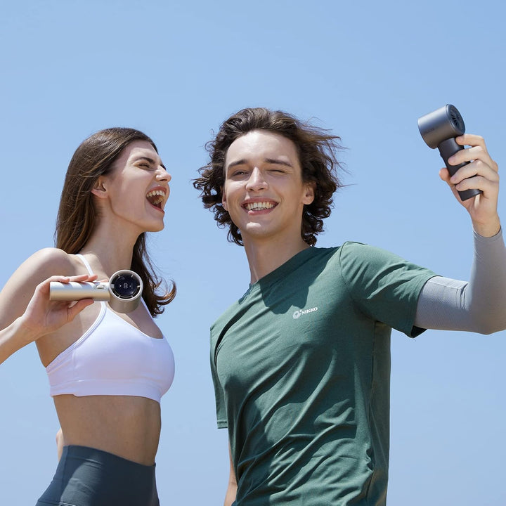 JISULIFE Tragbarer Handventilator,Turbo Mini Ventilator Einstellbare Geschwindigkeit(1-100),Wiederau