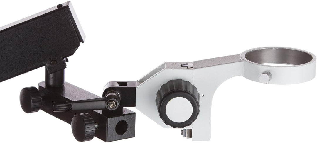 AmScope Gelenkständer mit Pfostenklemme und Fokussierleiste für Stereo-Mikroskope