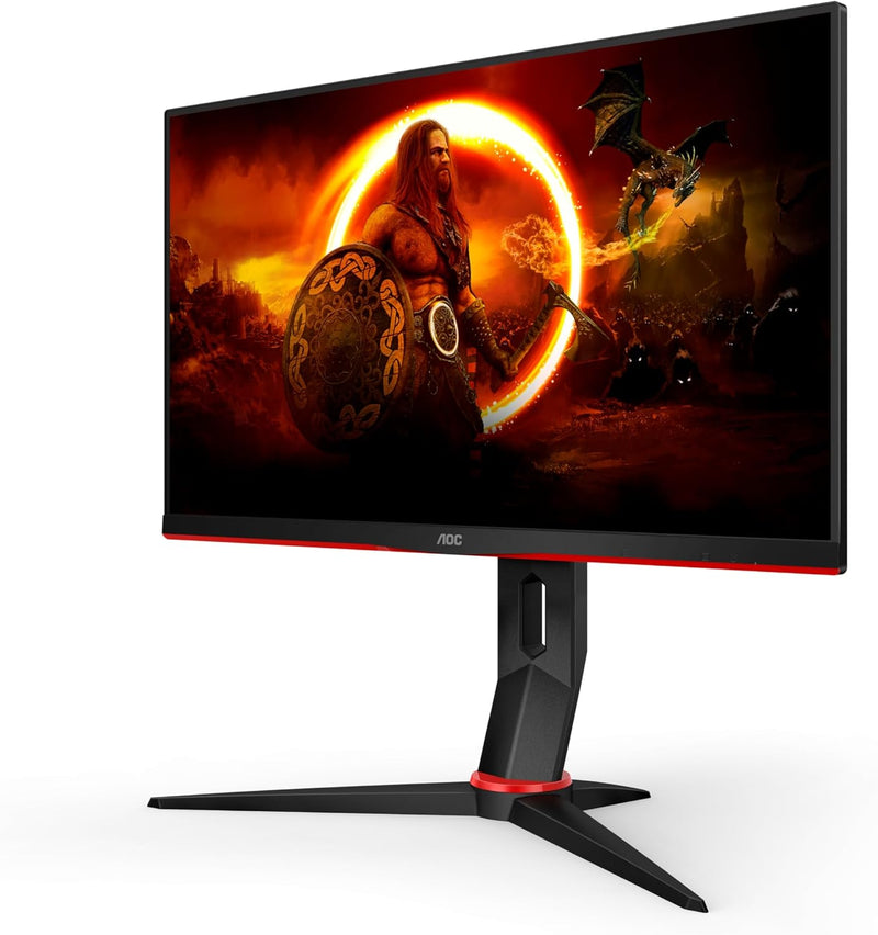 AOC Gaming Q24G2A - 24 Zoll QHD Monitor, 165 Hz, 1 ms MPRT, FreeSync Premium, G-Sync comp, (2560x144