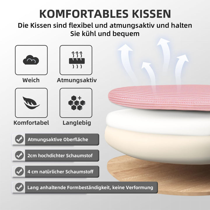 Airchros Bürostuhl, Schreibtischstuhl Bürostuhl Ergonomisch mit Einstellbarer Lendenstütze, Hochklap