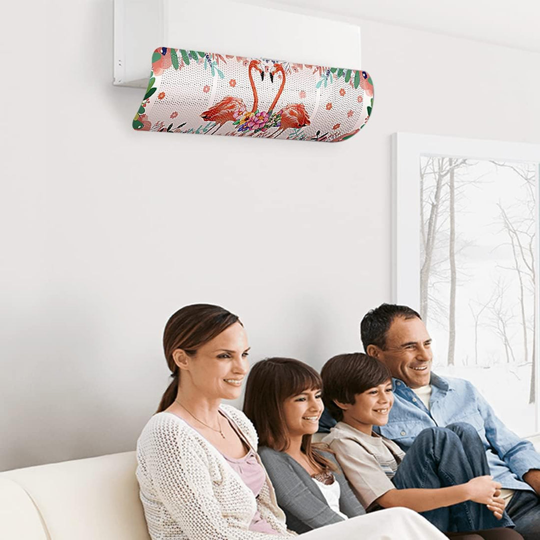 Ncheli Windabweiser für Klimaanlage, Wandmontierte Windschutzscheibe,180 Grad einstellbar, für Zuhau