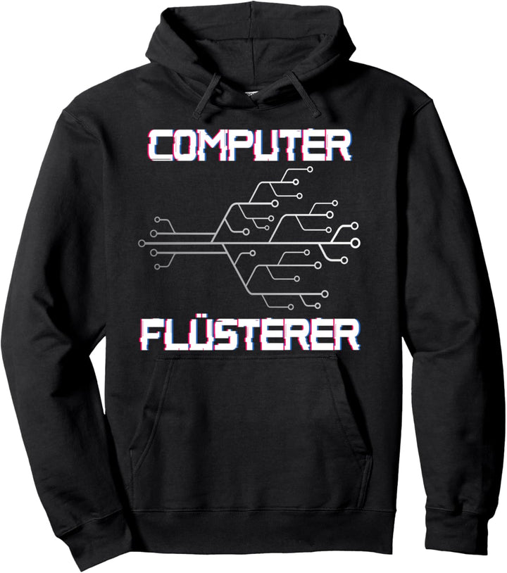 Vintage Computer Flüsterer Informatiker Nerd IT Techniker Pullover Hoodie