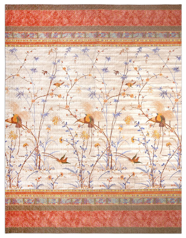 Bassetti Fong Tagesdecke, 100 57 Fäden pro cm² /Füllung: 100% Reiner Baumwolle, Beige, 180x255 cm 18