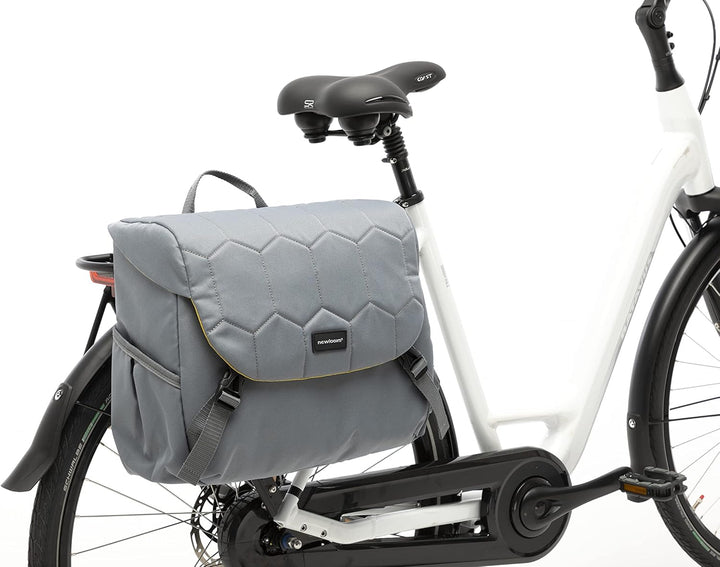 New Looxs Mondi Joy Single Schultertasche, Quilted Grey, 18,5 Liter