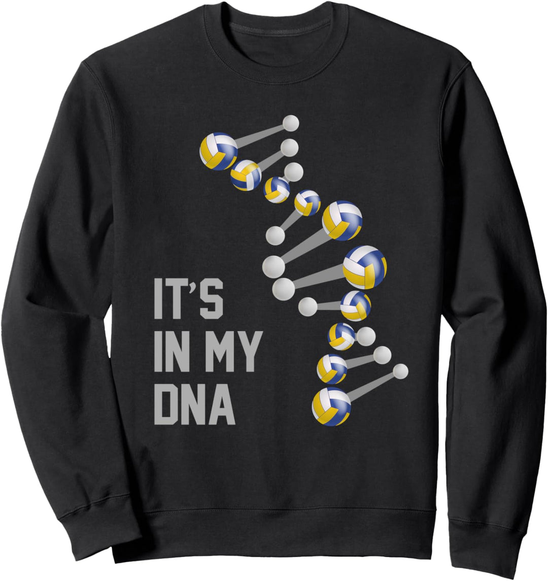 Volleyball-Stuff für Teenager Mädchen und Jungen, Volleyball DNA Sweatshirt