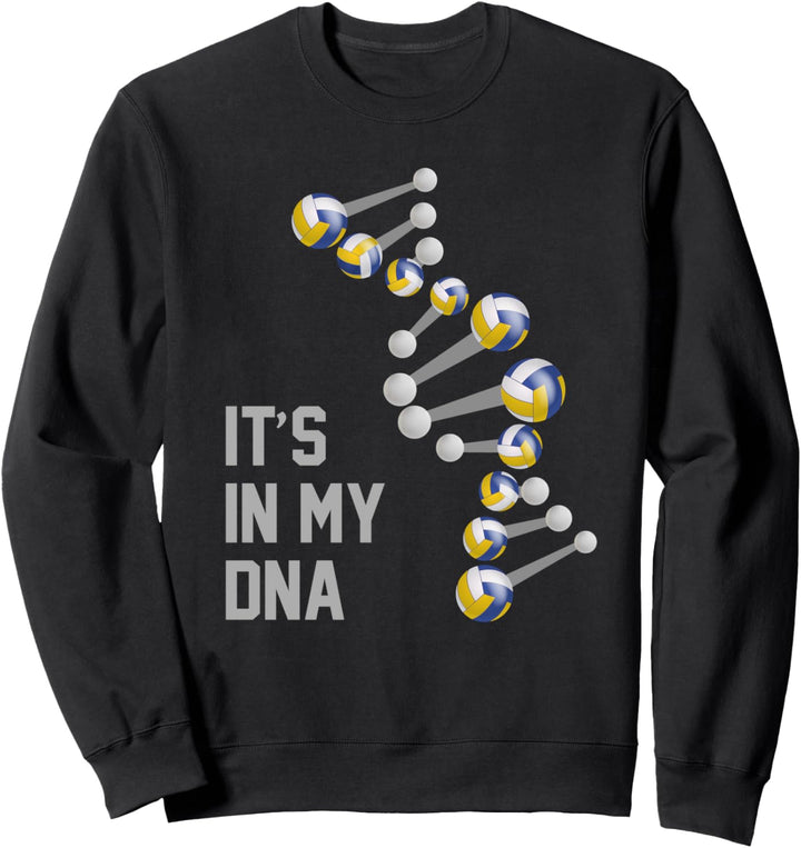 Volleyball-Stuff für Teenager Mädchen und Jungen, Volleyball DNA Sweatshirt