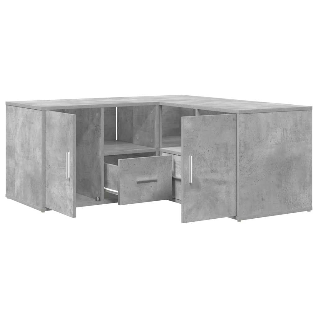 vidaXL Eckregal, Eckschrank 2 Montagemöglichkeiten, Schrank mit Stauraum, Aufbewahrungsschrank Vitri