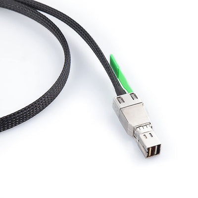 10Gtek® Mini SAS SFF-8644 to U.2 SFF-8639 NVMe SSD Cable with 15P SATA Power Cable, External 26Pin t