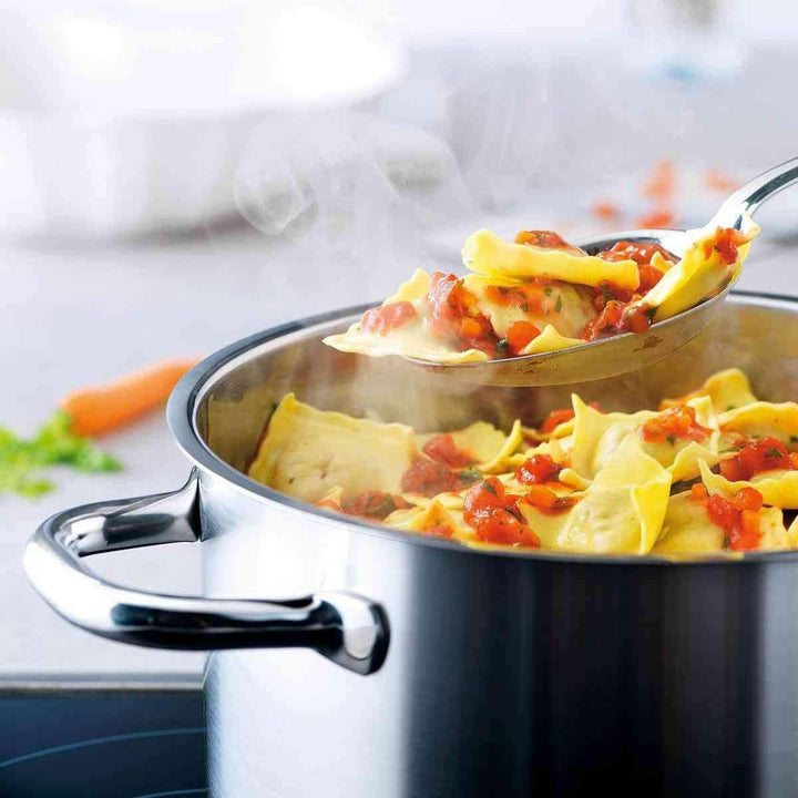 Fissler Family Line / Edelstahl-Topf (Ø 20 cm, 3,6 L) Kochtopf mit Metall-Deckel - Induktion, 20 cm