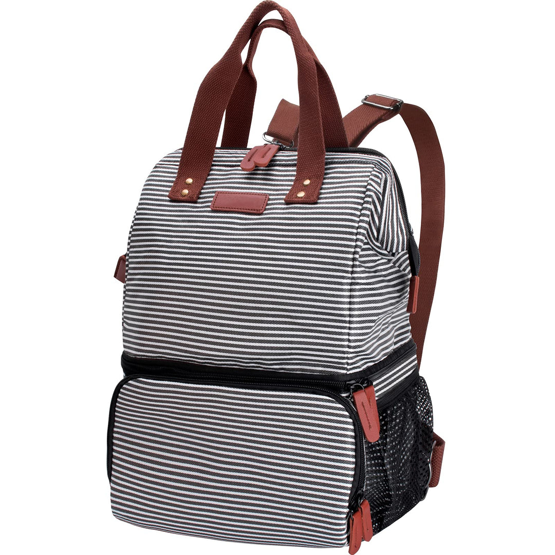 Kühlrucksack 20L Doppelte Gross Isoliert Kühltasche Lunchtasche Cooler Bag Thermotasche Picknicktasc