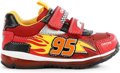 Geox Jungen B Todo Boy B Sneaker 22 EU Red Black, 22 EU Red Black
