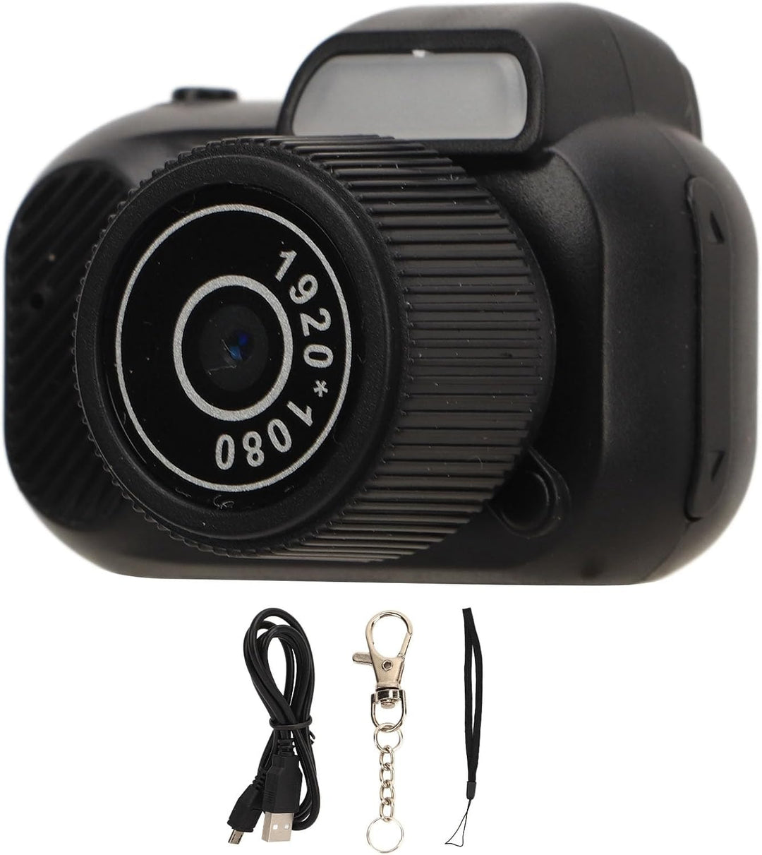 Sxhlseller Klein Digitalkamera - 0,96 Zoll Bildschirm FHD 1080P 30fps Videokamera mit die Kette aufh