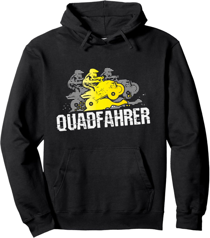 Quadfahrer Motiv, Mann, Lustiger Spruch Quad-Bike, Kinder Pullover Hoodie