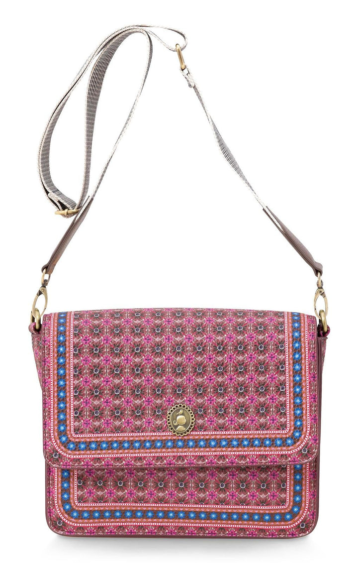 PiP Studio Cross Body Flap Small Clover Pink 19x6x16cm