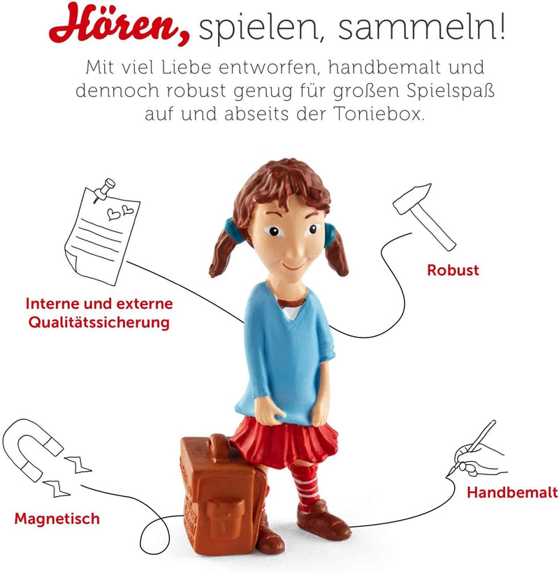 tonies Hörfiguren für Toniebox, Ella – Ella in der Schule, Hörbuch für Kinder ab 7 Jahren, Spielzeit